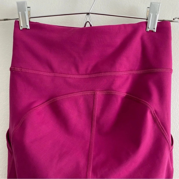 LULULEMON  Invigorate High-Rise Crop 23" Magenta Purple Size 2 - Picture 9 of 13